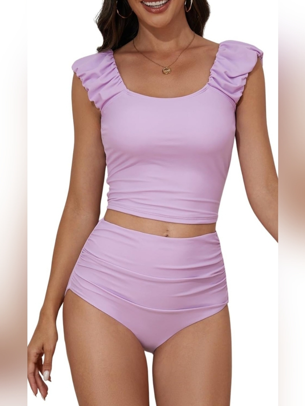 Eomenie Tankini High-waisted Lavender Large